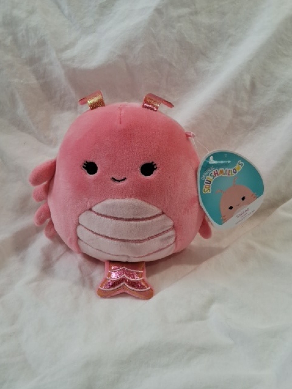 Squishmallows 5" Simone the Shrimp, NWT